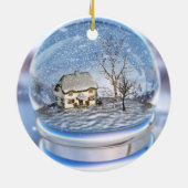 Ornement de globe de flocon de neige (Dos)