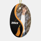 Ornement de graduation Orange (Gauche)