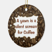 Ornement de grain de café (Gauche)