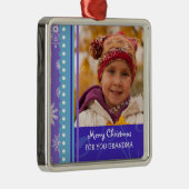 Ornement de grand-maman de Joyeux Noël de photo (Droite)