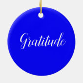 Ornement de gratitude (Dos)