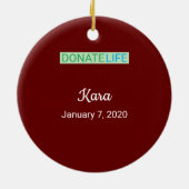 Ornement de greffe cardiaque (Dos)