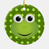 Ornement de grenouille verte (Dos)