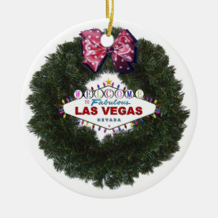Ornement de guirlande de Noël de Las Vegas