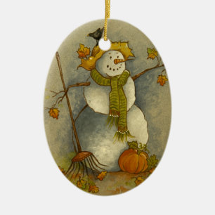 Ornement de Halloween de bonhomme de neige de 4878