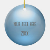 Ornement de Hanukkah Menorah Étincelant (Dos)