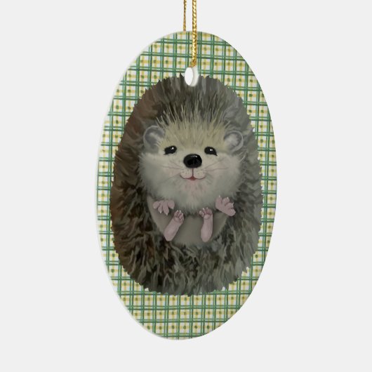 Ornement de hérisson bébé (Droite)