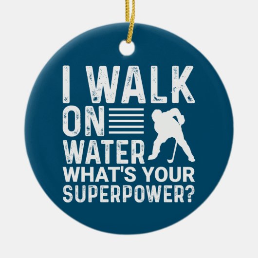 Ornement de hockey (Devant)