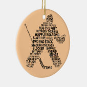 Ornement de hockey sur glace (Droite)