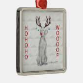 ORNEMENT DE HOHOHOWOOOF WEIMARANER (Droite)