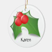 Ornement de Holly Berry (Gauche)