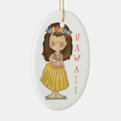 Ornement de Hula Girl Hawaii (Droite)