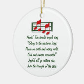 Ornement de Hymn "Hark the Herald Angels Sing" (Gauche)