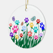 Ornement de jardin Empreinte de patte (Gauche)