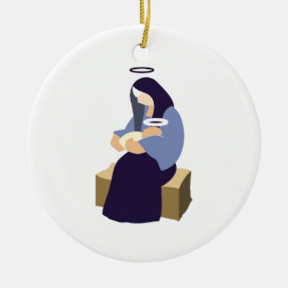 Ornement de Jésus de Mary et de bébé