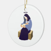 Ornement de Jésus de Mary et de bébé (Gauche)