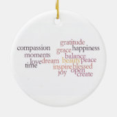 Ornement de joie et de gratitude (Dos)