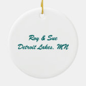 Ornement de joint d'état du Minnesota (Dos)