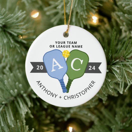 Ornement de joueur de l'équipe personnalisée (Arbre)