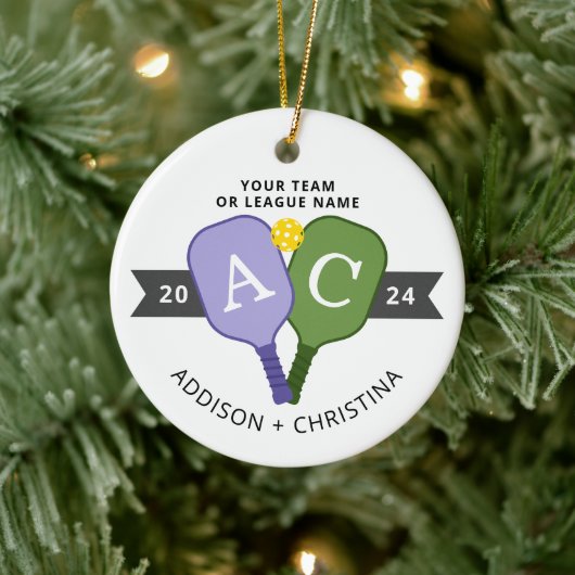 Ornement de joueur de l'équipe personnalisée (Arbre)