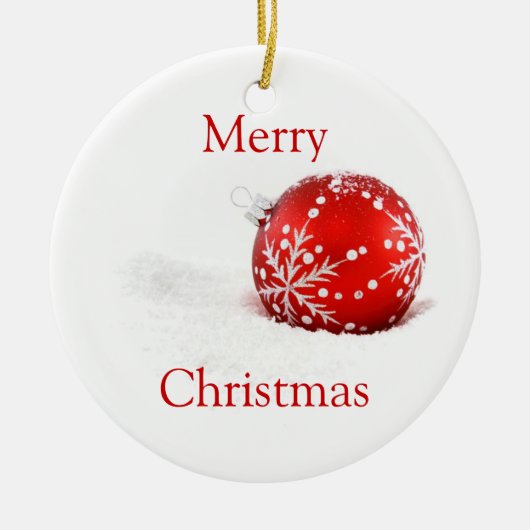 Ornement de Joyeux Noël (Devant)