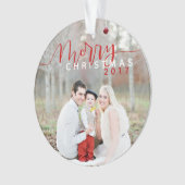 Ornement de Joyeux Noël (devant)