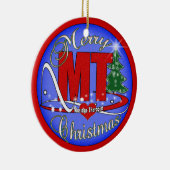 ORNEMENT DE JOYEUX NOËL DE THÉRAPEUTE DE MASSAGE (Droite)