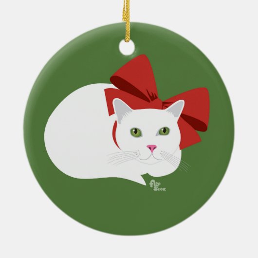 Ornement de Kitty de vacances (Dos)