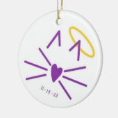 Ornement de Kitty en mémoire de JDW (Gauche)