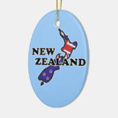 Ornement de kiwi de drapeau de la Nouvelle Zélande (Gauche)