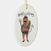 Ornement de Krampus d'hockey (Droite)