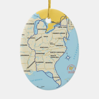 Ornement de la carte de grande boucle