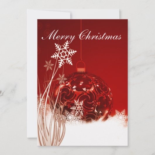 ornement de la carte de Noël. (Devant)