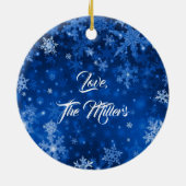 Ornement de la colombe blanche de Noël (Dos)