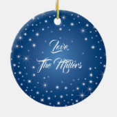 Ornement de la colombe blanche de Noël (Dos)