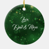 Ornement de la colombe blanche de Noël (Dos)