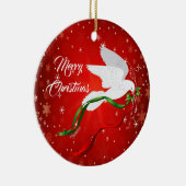 Ornement de la colombe blanche de Noël (Droite)