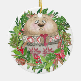 Ornement de la couronne de Noël