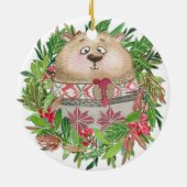 Ornement de la couronne de Noël (Dos)