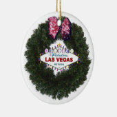Ornement de la couronne de Noël de Las Vegas (Droite)