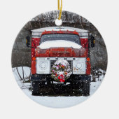 Ornement de la couronne de Noël du camion (Devant)