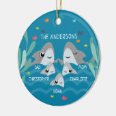 Ornement de la famille des requins (Gauche)