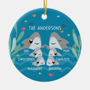 Ornement de la famille des requins