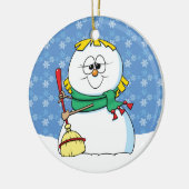 Ornement de la femme des neiges (Gauche)