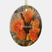 Ornement de la fleur de cactus de baril de l'Arizo (Droite)