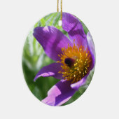 Ornement de la fleur de couleur pasque violet (Droite)