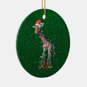 Ornement de la Giraffe de Noël (Droite)