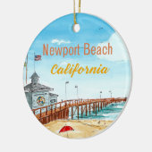 Ornement de la jetée de Newport Beach (Gauche)