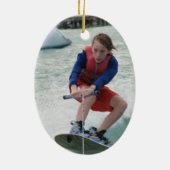 Ornement de la jeunesse de Wakeboarding (Dos)