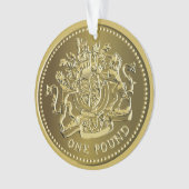 Ornement de la livre sterling (devant)